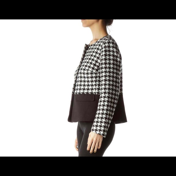 Talbots Houndstooth Jacket Size 14 NWT - Picture 2 of 8